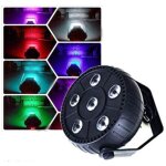 Projecteur d'effet lumineux flat par light rvb haute luminosit� pour f�tes 6 led 10w