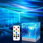 Projecteur d'�toiles led avec t�l�commande, projecteur d'aurores bor�ales 3d rvb, 18 modes d'�clairage ...