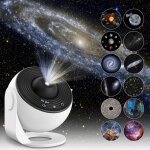 Projecteur d'�toiles de plan�tarium, 12 disques de film projecteur de galaxie, n�on, veilleuse de ciel ...