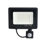 Projecteur extrieur 30 w avec dtecteur de mouvement, lumire blanche froide 6 500 k, 36 spots led ultra ...