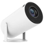 Projecteur hy300pro 4k portable lcd ultra haute d�finition pour salon, projection murale sans fil, m�me ...