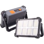 Projecteur led batterie, projecteur led chantier, 4 modes lampe led rechargeable solaire, portable l ...