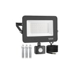 Projecteur led  dtecteur de mouvement 50 w, projecteur led extrieur super lumineux 6 500 k 5 000 lm, ...