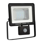 Projecteur  led extra plat avec dtecteur 20w ip65 6400k dim. 208x182x62mm