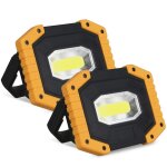 Projecteur led rechargeable 30w 2000 lm projecteur chantier lumi�re de travail avec 4x batterie 3 modes ...