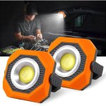 Projecteur led rechargeable solaire 3 modes projecteur led chantier projecteur chantier portable avec ...