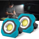 Projecteur led rechargeable solaire 3 modes projecteur led chantier projecteur chantier portable avec ...