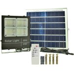 Projecteur led solaire 60w panneau spar batterie au lithium 600 lumens 120 leds clairage solaire - ...