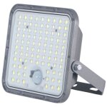 Projecteur led solaire - galix - g2612 - 2000 lumens - d�tecteur de pr�sence et panneau d�port�