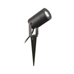 Projecteur � piquer noir ip65 ? compatible ampoules gu5. 3 ? aluminium ? �65x105mm ? 35w pour �clairage ...