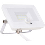 Projecteur plat + d�tecteur de mouvement ip65 1000lm - blanc voltman