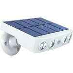 Projecteur solaire �tanche orientable avec d�tecteur de mouvement ? panneau solaire haute qualit� ? 4 ...