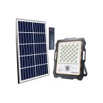 Projecteur solaire led 1000 lumens avec panneau solaire et tlcommande - optex