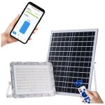 Projecteur solaire led 20w ip65 (panneau solaire + tlcommande inclus) - blanc froid / wifi silumen