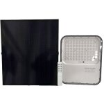 Projecteur solaire led d'extrieur gloca 300 w avec panneau solaire et tlcommande, temprature de couleur ...