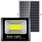 Projecteur solaire led d'ext�rieur avec panneau solaire, 100w. projecteur ultra lumineux avec protection ...
