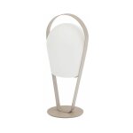 Lampe sur pied grand bob - 32 x 29 x 72 cm - sand - proloisirs