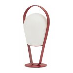 Proloisirs - lampe sur pied moyen bob - 32 x 29 x 72 cm - rouge