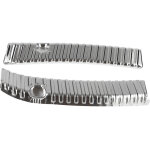 Protecteur de pare - choc arri�re en acier inoxydable, 2 pi�ces, conception fendue, protecteur de seuil ...