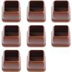 Protecteurs de sol pour pieds de chaise, avec capuchons en feutre, housse de protection des pieds de ...