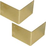 Protection d'angle vintage en 2 pi�ces, grand prot�ge - bord, style antique, m�tal d�coratif, bronze, ...