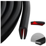 Protection bord de tole epdm joint caoutchouc en u joint porte voiture adhesif noir caoutchouc protection ...