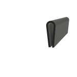 Protection de bordure rs pro noir, 20m x 18 mm x 6. 5mm ( prix pour bobine de 20 m�tres )