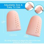 Protection gros orteil, 10 pi�ces capuchons d'orteils, prot�ge gros orteil silicone, d'orteil doux et ...