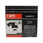 Ram - protection de spot pour laine en rouleau et souffl�e spot st - finition blanc