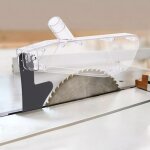 Protge - lames capot  copeaux pour scie circulaire de table collecteur de poussire transparent en ...