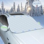 Protege pare brise givre, protection pare brise hiver, couverture pare brise voiture avec magn�tiques, ...