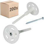 Protektor cheville � vis pour isolants cheville etics pour l'isolation des fa�ades - 12cm, 200 pi�ce, ...