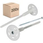 Protektor cheville � vis pour isolants cheville etics pour l'isolation des fa�ades - 20cm, 200 pi�ce, ...
