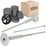 Protektor cheville � vis pour isolants thermiques destin�e � l'isolation des fa�ades, avec vis en acier ...