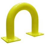 Provost - arceau de protection en acier jaune - hauteur 35 cm, longueur 37, 5 cm