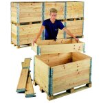 Provost - r�hausse en bois pour palette - module d�montable et repliable