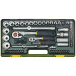 Proxxon ? coffret cliquet et douilles 65 pi�ces ? acier chrome - vanadium ? douilles 4 � 34 mm ? embouts ...