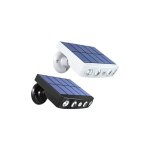 Kcvv - puissante lumire solaire capteur de mouvement extrieur tanche jardin led lumire solaire projecteur ...