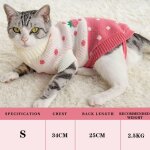 Pull pour chat pull pour animaux, v�tements de chat d'hiver, v�tement pour chat facile a mettre, textiles ...
