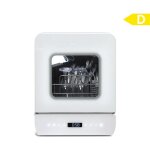 Puluomis - lave vaisselle pose libre posable - 2 couverts - 5 programmes - blanc