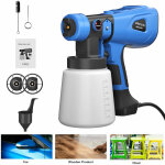 Dayplus - pulvrisateur de peinture lectrique wagner airless hvlp pistolet  main home 1000ml