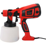 Pulv�risateur de peinture, pistolet �lectrique portable r�cipient de 1400 ml pour murs, cl�tures, bricolage ...