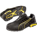Puma safety shoes - chaussures de s�curit� basses amsterdam low s3 src - noir / jaune 39