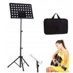 Pupitre � musique pliable, haut, r�glable, ajour� + sac
