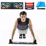 Push up rack board portable multifonctionnelle pliante 12 en 1, planche push up avec manches et bandes ... Push up rack board portable multifonctionnelle pliante 12 en 1, planche push up avec manches et bandes ...