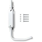 Bloque volet blanc - droit standard pour volet bois Bloque volet blanc - droit standard pour volet bois
