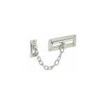 Pvm - entrebailleur de porte en acier nickelé longueur de chaine : 17 cm Pvm - entrebailleur de porte en acier nickelé longueur de chaine : 17 cm