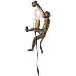 Animal monkey - applique murale - 1 lumière - l 28 cm - noir et or - classique / antique - éclairage ... Animal monkey - applique murale - 1 lumière - l 28 cm - noir et or - classique / antique - éclairage ...
