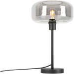 Bizle - lampe de table - 1 lumière - ø 28 cm - gris - art deco - éclairage intérieur - salon i chambre ... Bizle - lampe de table - 1 lumière - ø 28 cm - gris - art deco - éclairage intérieur - salon i chambre ...