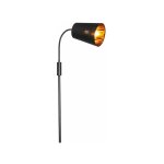 Carmen - lampadaire - 1 lumi�re - h 150 cm - noir - moderne - �clairage int�rieur - salon i chambre i ...